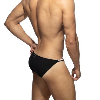 Addicted AD1463 Sexy Rib Bikini Brief Black