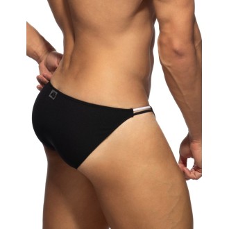 Addicted AD1463 Sexy Rib Bikini Brief Black