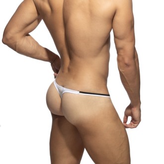 Addicted AD1464 Sexy Rib Thong White