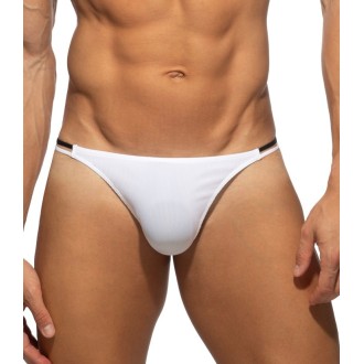 Addicted AD1464 Sexy Rib Thong White