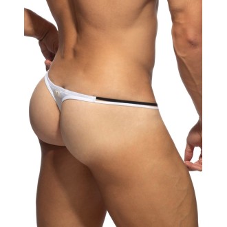 Addicted AD1464 Sexy Rib Thong White