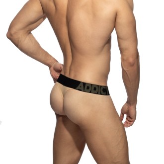 Addicted AD1449 Naked Feeling Thong Black