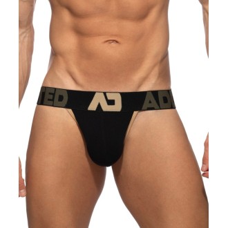 Addicted AD1449 Naked Feeling Thong Black