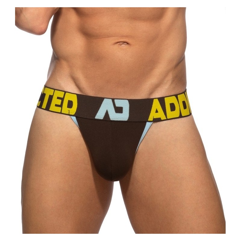 Addicted AD1449 Naked Feeling Thong Brown