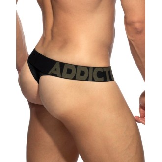Addicted AD1449 Naked Feeling Thong Kaki