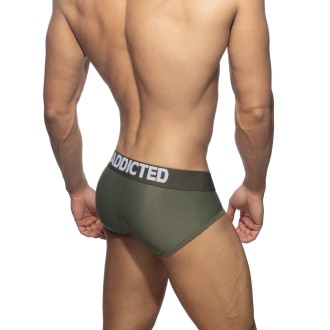 Addicted Push Up Mesh Brief kaki | BiBo Fashion