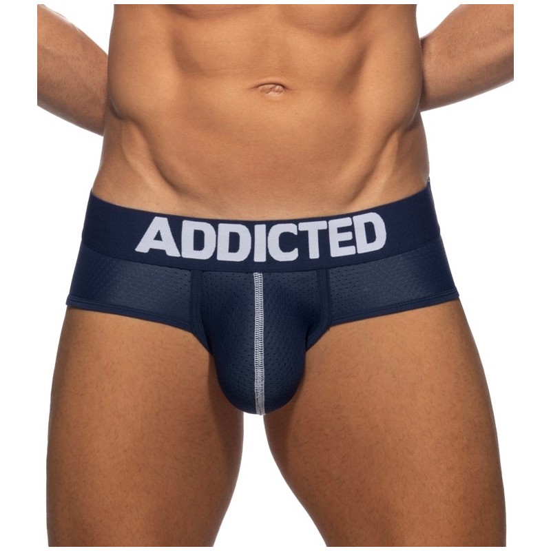 Addicted Push Up Mesh Brief navy | BiBo Fashion