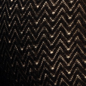 Addicted AD1462 Chevron G-String Black