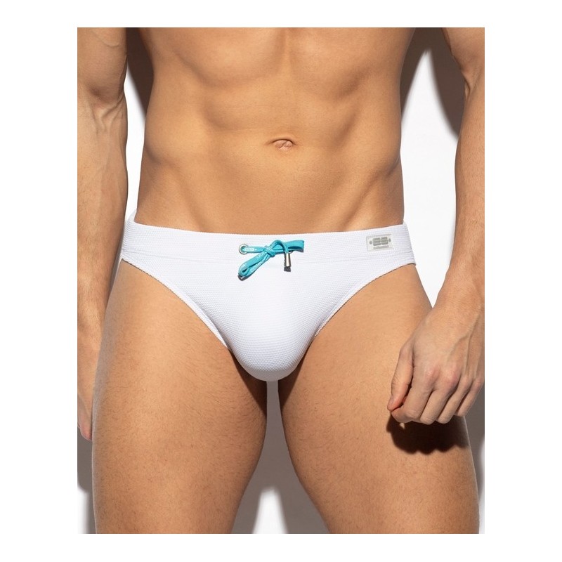 ES Collection 2106 Pique Swim Bikini White