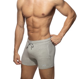 Addicted AD1482 AD Cotton Gym Shorts Heather Grey