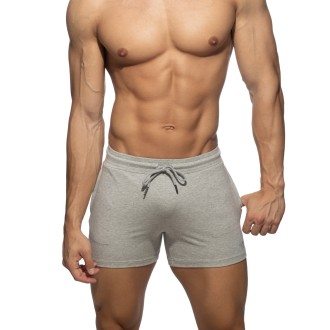 Addicted AD1482 AD Cotton Gym Shorts Heather Grey