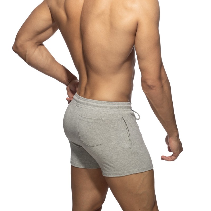 Addicted AD1482 AD Cotton Gym Shorts Heather Grey