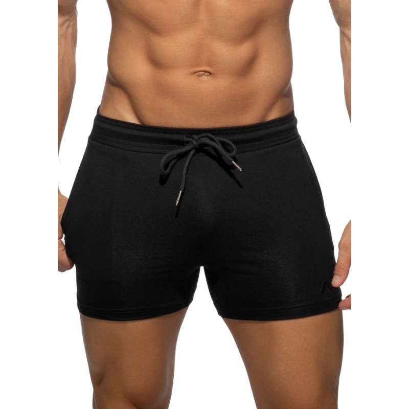 Addicted AD1482 AD Cotton Gym Shorts Black