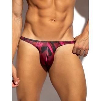 ES Collection UN691 Abstract Mini Thong Garnet