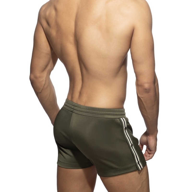 Addicted AD1338 Nexus Button Shorts Kaki