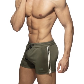 Addicted AD1338 Nexus Button Shorts Kaki