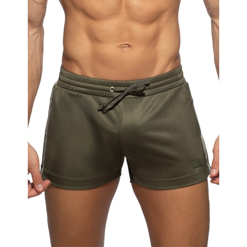 Addicted AD1338 Nexus Button Shorts Kaki