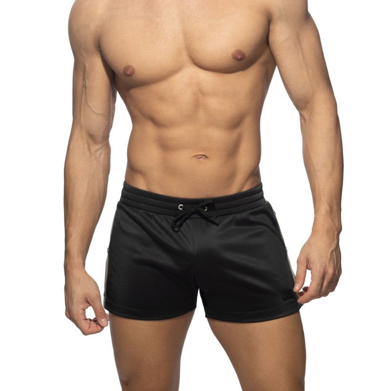 Addicted AD1338 Nexus Button Shorts Black