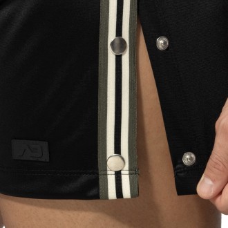 Addicted AD1338 Nexus Button Shorts Black