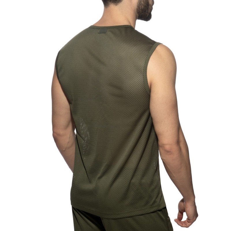 Addicted AD1443 Los Angeles Sports Tank Top Kaki