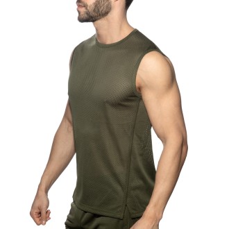Addicted AD1443 Los Angeles Sports Tank Top Kaki
