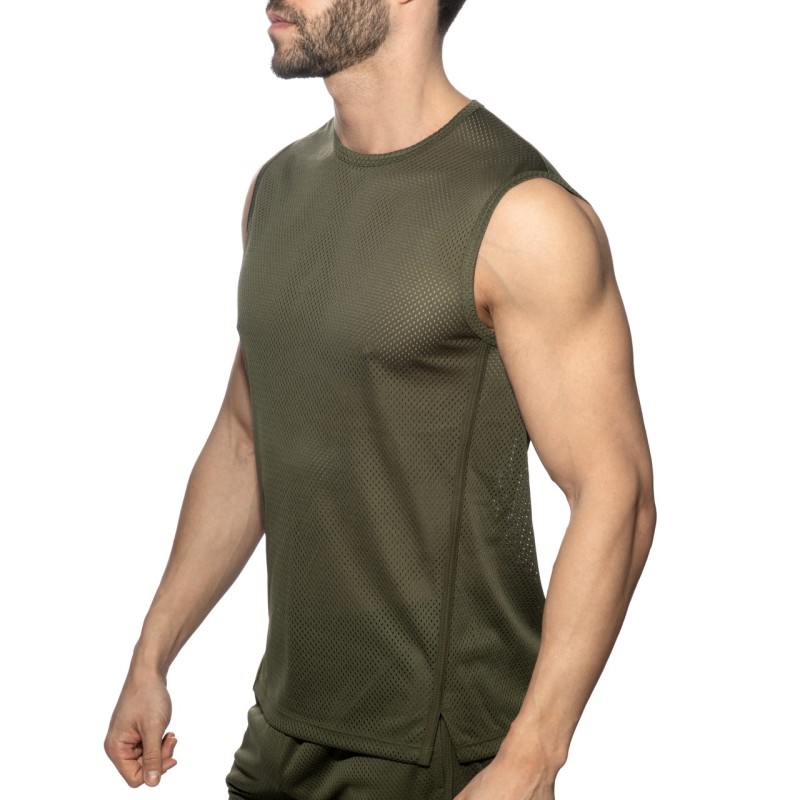 Addicted AD1443 Los Angeles Sports Tank Top Kaki