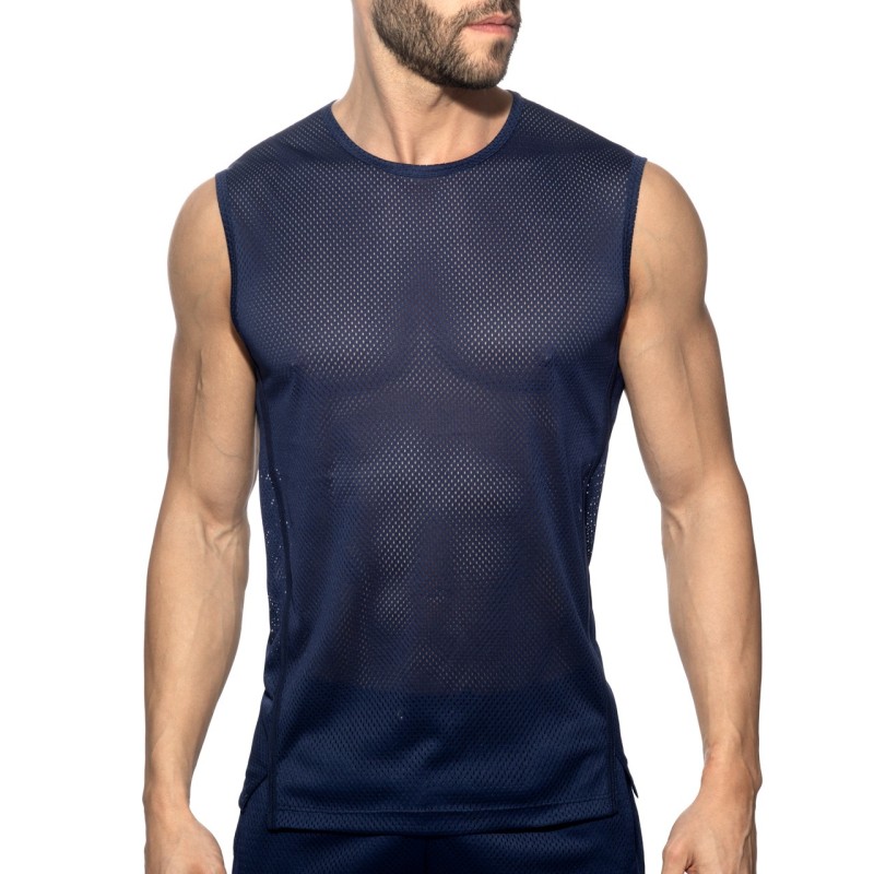 Addicted AD1443 Los Angeles Sports Tank Top Navy