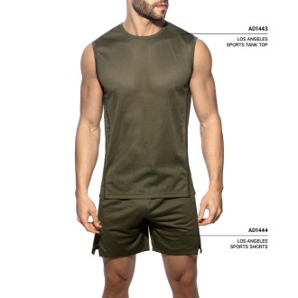 Addicted AD1444 Los Angeles Sports Shorts Kaki