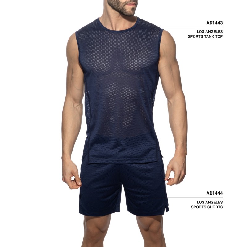 Addicted AD1444 Los Angeles Sports Shorts Navy