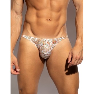 ES Collection UN688 Paisley Bikini Brief Beige
