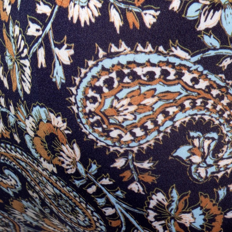 ES Collection UN689 Paisley Mini Thong Navy