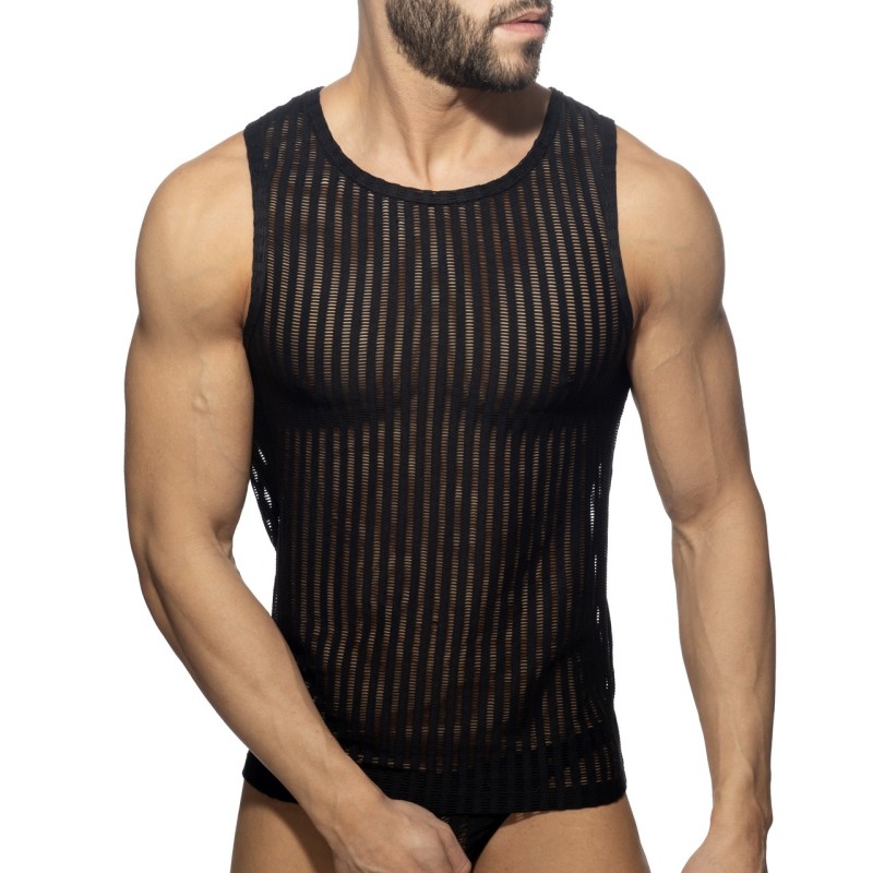 Addicted AD1355 Horny Tank Top Black Addicted AD1355 Horny Tank Top Black