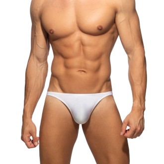 Addicted ADS391 Pique Swim Thong White