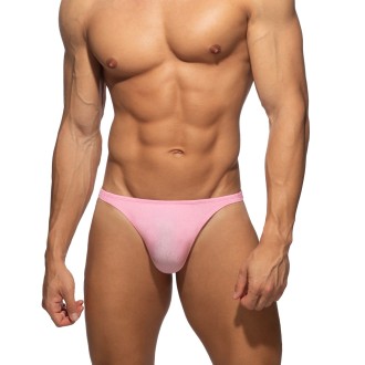 Addicted ADS391 Pique Swim Thong Pink