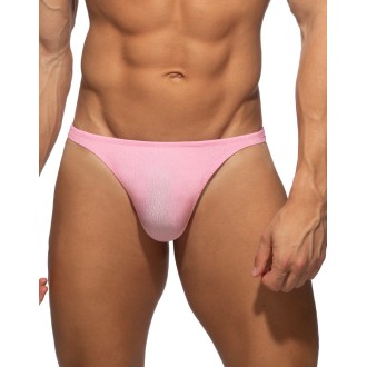 Addicted ADS391 Pique Swim Thong Pink