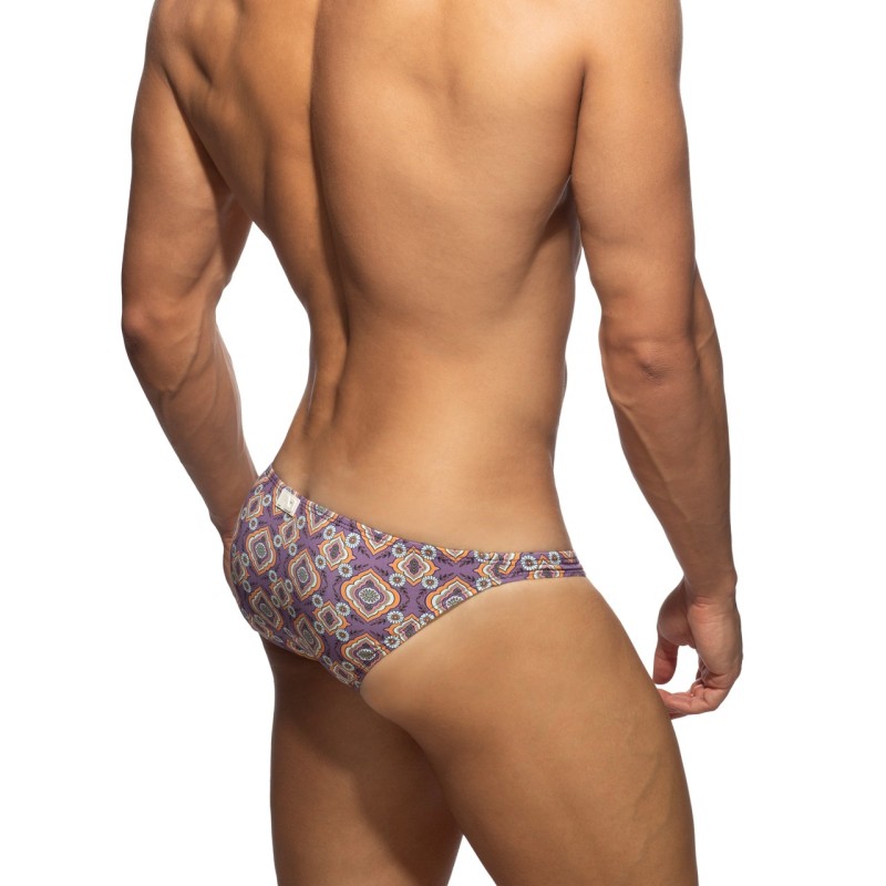 Addicted ADS406 Mosaic Swim Mini Bikini Brief Violet