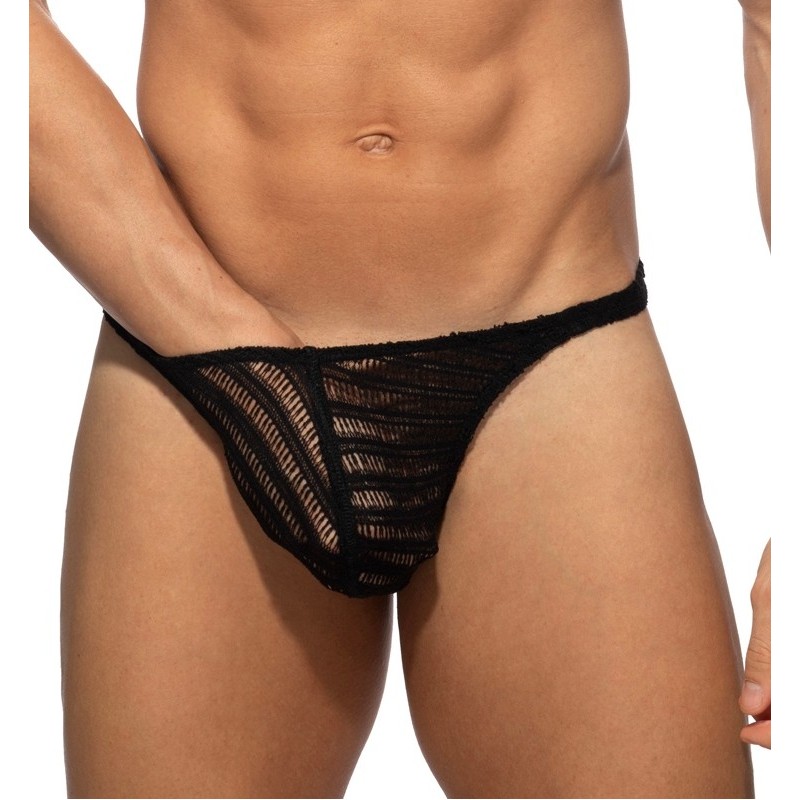 Addicted AD1471 Barewave Thong Black