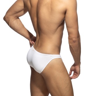Addicted ADS385 Basic Rib Swim Bikini Brief White