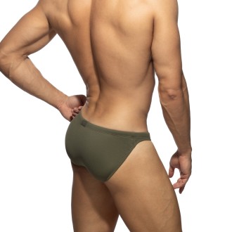 Addicted ADS385 Basic Rib Swim Bikini Brief Kaki Addicted ADS385 Basic Rib Swim Bikini Brief Kaki