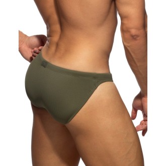 Addicted ADS385 Basic Rib Swim Bikini Brief Kaki Addicted ADS385 Basic Rib Swim Bikini Brief Kaki