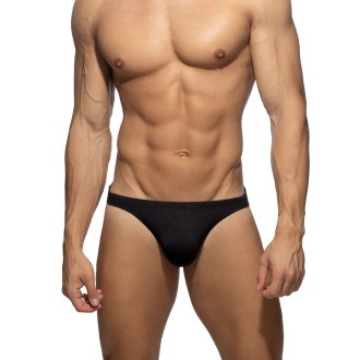 Addicted ADS385 Basic Rib Swim Bikini Brief Black