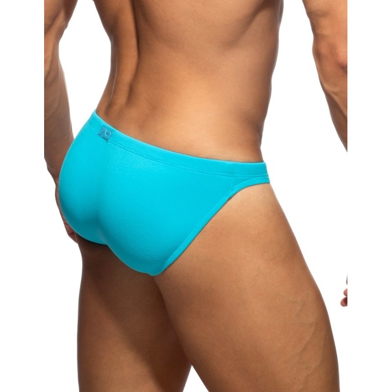 Addicted ADS385 Basic Rib Swim Bikini Brief Turquoise