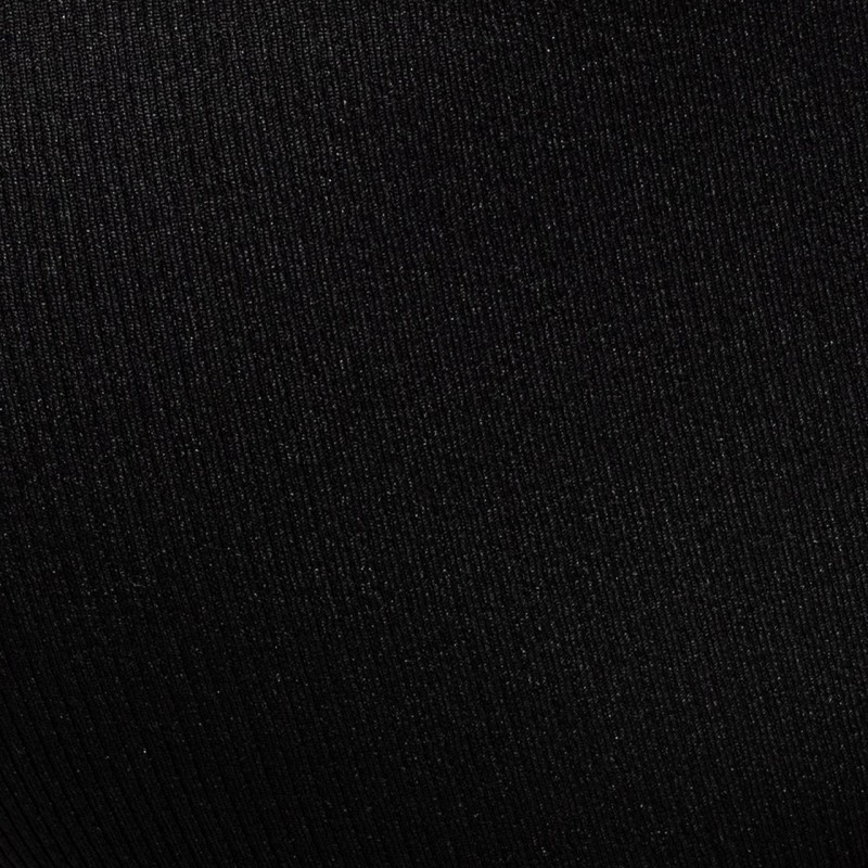 Addicted ADS388 Basic Rib Swim Sexy Thong Black
