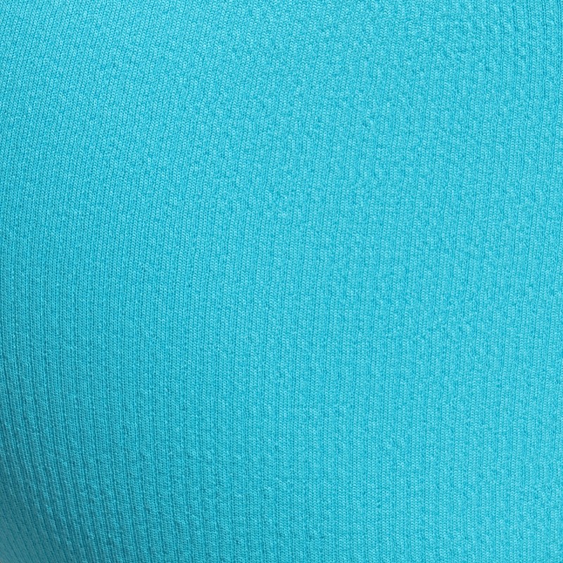 Addicted ADS388 Basic Rib Swim Sexy Thong Turquoise
