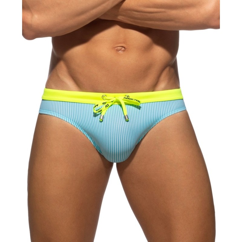 Addicted ADS400 Baby Stripes Swim Bikini Brief