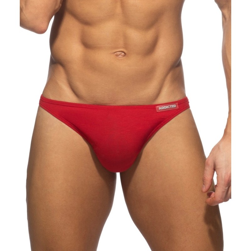 Addicted AD986 Cotton Thong Red