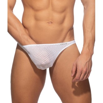 Addicted AD1084 Fantasy Diamond Thong White