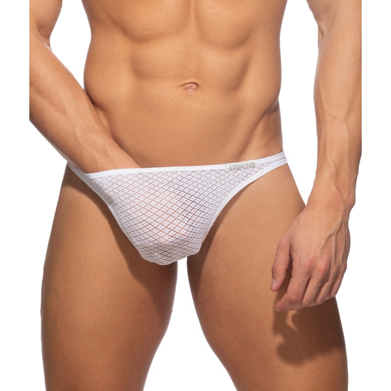 Addicted AD1084 Fantasy Diamond Thong White
