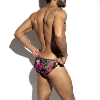 ES Collection UN684 Magenta Bikini Brief Black