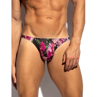 ES Collection UN684 Magenta Bikini Brief Black